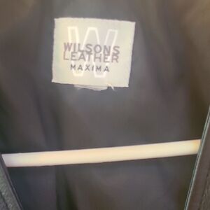 Wilsons Leather Black Leather Vest